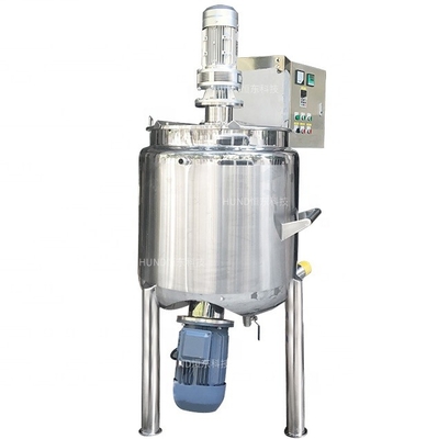 Liquid With Hanging Tank Solids Price of Stainless Steel Hand Sanitizer Gel Homogenizer Mixer Liquid Soap Mixing Detergent Making Machine