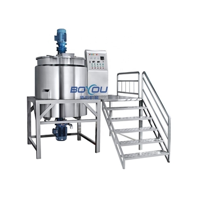 High Shear Stainless Steel 500l Liquid Soap Liquid Shampoo Blender Liquid Detergent Homogenizer Mixer Tank