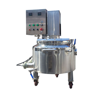 Stainless Steel Liquid Storage Tank Half Flip Lid Electric Heating Tanks Mixing Pot