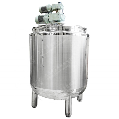 Hot selling 1000L steam heating viscous liquid mixer tank for shampoo miexer homogenizer vessel