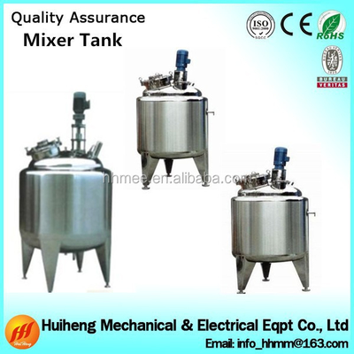 50-3000L SUS304 SS316 Liquid Liquid Detergent Mixer/Fertilizer Mixing Tank