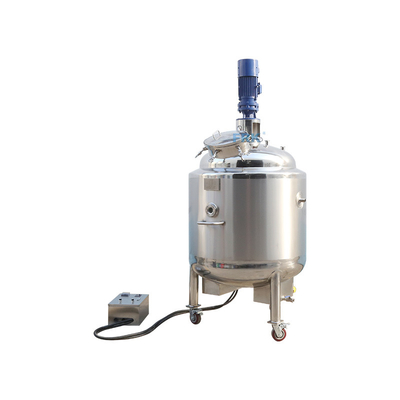 Stainless Steel Viscous Liquid Movable Vessel Electric Heating Three-Layer Mixing Tank