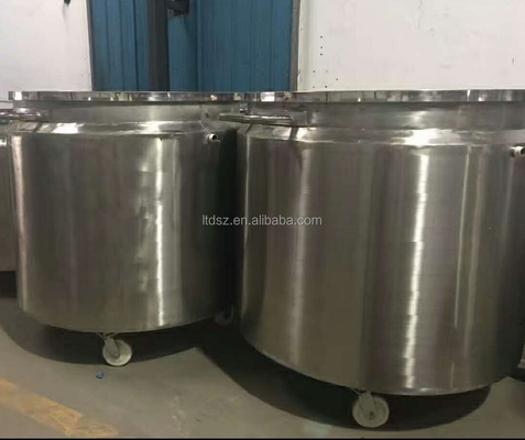 Mobile Liquids Chemical Storage Tank China Supplier Good Stainless Steel Mixing Tank With Polish