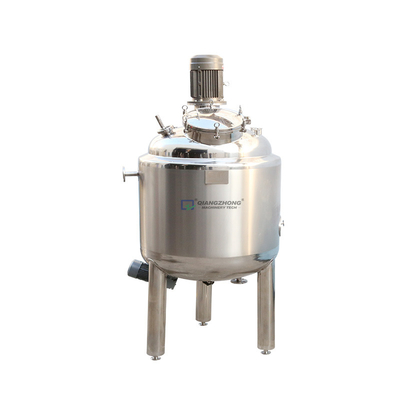 Lotion Ointment Heating Emulsifying Mixing Tank With Bottom Homogenizer