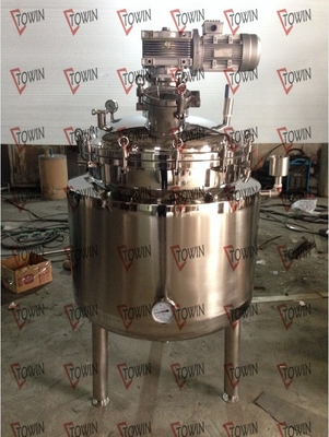 Stainless Steel Double Jacketed CHEAP Viscous Liquid Vacuum Food Mixing Tank, Boiler With Top Inlet Agitator