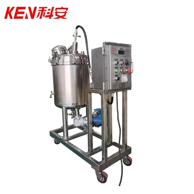 KEAN Design Stainless Steel Liquid Mixing Tank with Jacket Magnetic Stirring