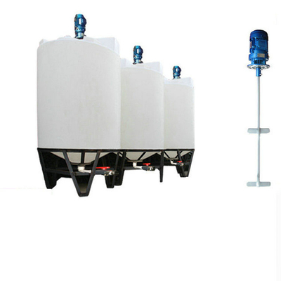 Rotational Anti Acid and Alkali China Manufacturer Molded MCM200L Plastic Dosing Water Tank With 1hp Agitator