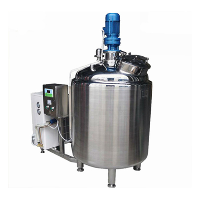 Milk storage tanks prices production machinery storage jacket reactorheating and cooling refrigerated milk syrup mixing tank