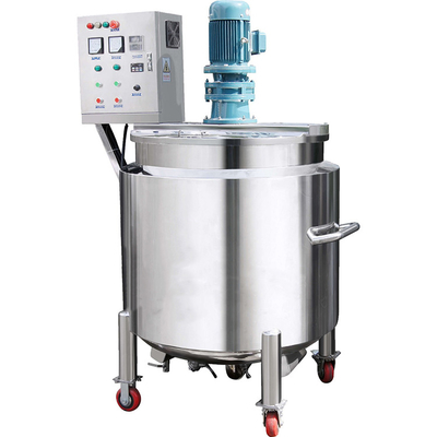 500L Liquid Detergent Homogenizer Blender Liquid Soap Making Machine Shampoo Mixer Tank Lotion Mixing Blender