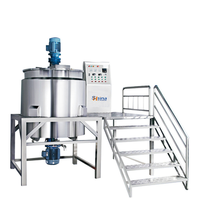 Shsina Steam Heating Tank Ketchup Mayonnaise Homogenizer Emulsifier Liquid Coated Mixing CE Certificate